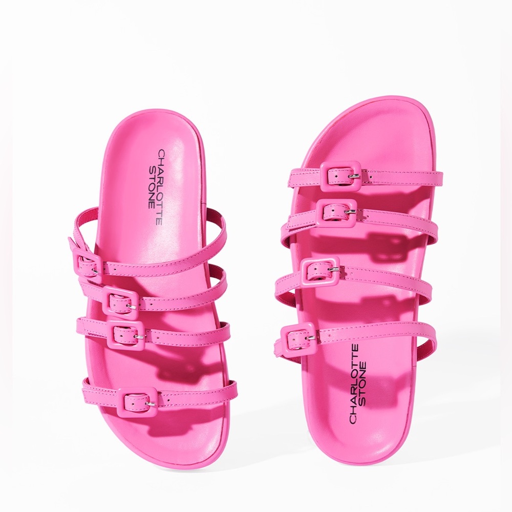 Charlotte stone pink sandals size 7